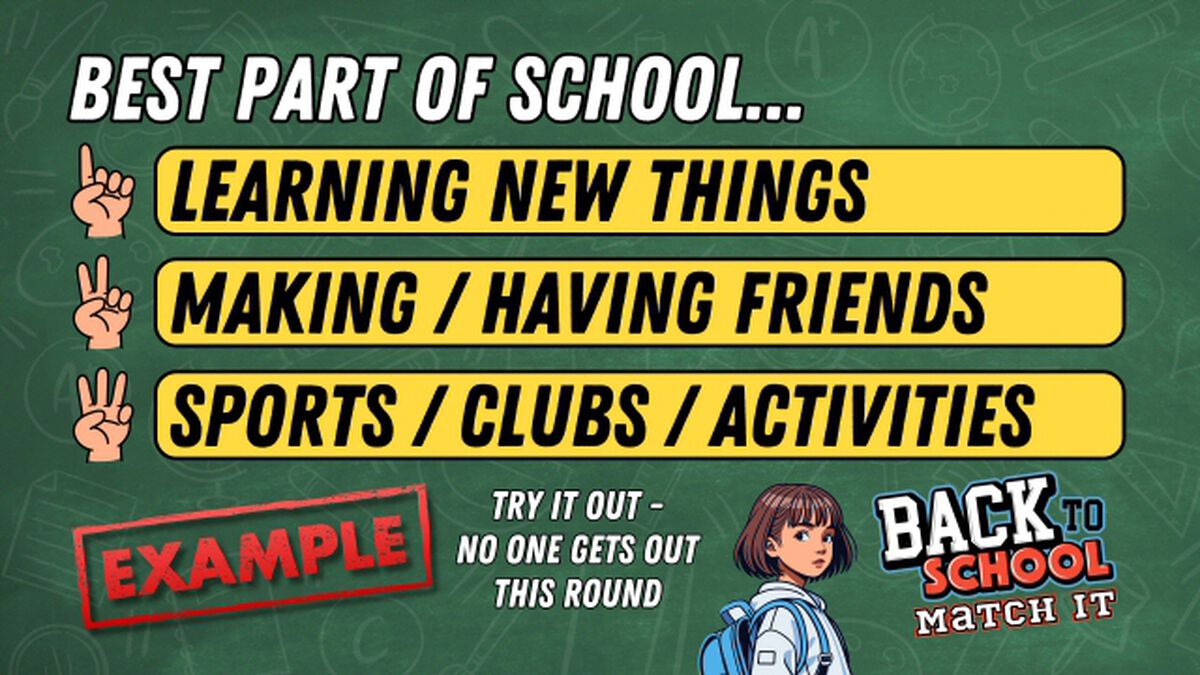 Back to School: Match It! image number null